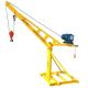 Portable Building Material Lifting Crane 360 Degree 400kg