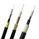 Aerial 48 Core Fiber Optic Cable , ADSS Optical Cable Outdoor Aramid Strength