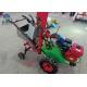 Red + White Paddy Reaper Machine , Small Wheat Cutting Machine With Tractor