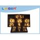 IP65 Level Digital Cricket Scoreboard , Multi Sport Scoreboard 7 Segment Display