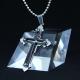 Fashion Top Trendy Stainless Steel Cross Necklace Pendant LPC257