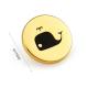 Customized Round Metal Tag for Garment Engraved Logo Light Gold Name Fixation Rivet