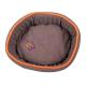 Round Flax Donut Fully Washable Dog Bed Self Warming BSCI dog comfort bed