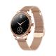 Rose Gold Waterproof Smart Watch For Android / Ios , 120mAh TFT Running Watch Waterproof