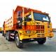 GVW 60 ton dump truck , 6x4 Strengthened heavy tipper trucks for Mining site
