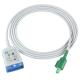P-Hilips 12 Pin ECG Trunk Cable To ECG 5 Lead Cable IEC AHA Single Pin ECG Leadwires