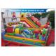 Childrens Outdoor Inflatable Combo Bouncers , Bouncy Castle Slide Play Equipment