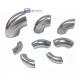 OEM Supported Stainless Steel 304 316 Curves Weld Pipe Elbow 90 180 Degree Bends 3A DIN