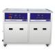 Power Heater Dual Tanks Industrial Ultrasonic Cleaner Drying , ultrasonic cleaning equipment