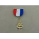 Brass Custom Awards Medals 3D Die Stamped Awards Medals 1.2 - 10mm Thickness