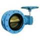 Double Flange EPDM / NBR, DN40 - DN1000, PN10 / 16 Stainless Steel Butterfly Valves