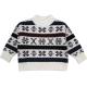 Custom jacquard knitted pattern design pullover Boy & Girl Baby Knit Sweater for Winter