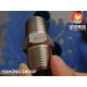 ASTM A182 F53(UNS S32750) Super Duplex Stainless Steel Threaded Elbow, Hex Nipple NPT B16.11