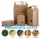 Printing Packing Gift Shopping Brown Kraft Paper Bag Accept Customized Logo