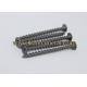 Bugle head drywall screws coarse thread zinc plated, black finish