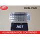 A07 Aluminum Foil Container Oven Roast Pan 19.5cm x 10cm x 3cm 460ml volume For BBQ