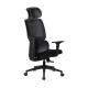 Unigamer Black Ergonomic Gaming Chair 18.4 KGS Office Chair With Adjustable Lumbar
