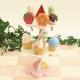 Simulation Magnetic Ice Cream Wooden Toys Pretend Play Kitchen Food