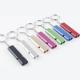Double Pipe Aluminum Alloy Whistle for Lanyard Keychain Double Tube High Frequency Style