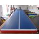 Soft Air Track Tumbling Mat , Gymnastics Landing Mats Blue Top Red Bottom