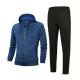 Richee Men'S Workout Clothing comfy Zip Up Jacket And Sweatpants Set