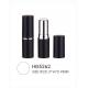 Empty 12.7mm Cup Plastic Lipstick Tube Silver Ring Flat Top Lip Balm Containers
