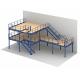 1 - 2 Levels Heavy Duty Raised Storage Mezzanine Floor For Industrial Storage