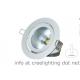 15W LED downlights 85 Lm/W Epistar COB Chip AC100-240V 50-60Hz