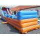 Blue / Orange PVC Tarpaulin Inflatable Dry Slide Eco - Friendly For Outdoor