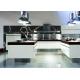 High Density Grey Quartz Kitchen Countertops Polished Engineered Stone Slabs