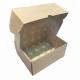 Fancy Brown Corrugated Paper Box , Custom Corrugated Shipping Boxes