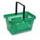PP Raw Material Plastic Shopping Basket Used For Supermarket