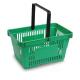 PP Raw Material Plastic Shopping Basket Used For Supermarket