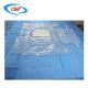 Blue Clear Cesarean Birth C Section Surgical Drape With CE ISO13485 Certification