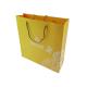 Gold Color Paper Printing Customized Logo Embossing Rigid Cardboard Material Big Size Custom Design Paper Bags