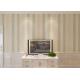 Waterproof Contemporary Wall Coverings / Non woven Vertical Striped Wallpaper