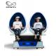 Indoor Amusement 9D VR Cinema Roller Coaster Simulator 2 Seats Electric Servo