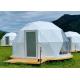 850gsm Blockout Double Geodesic Dome Glamping Tent PVC Coated Fabric Use In