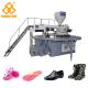 One Color PVC Crystal Plastic Shoes Making Machine With Oil Pressure Circuit Design