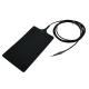 Reusable Silicone Negative Plate Neutral Electrode Monopole 4.0 Banana Black