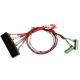Red High Temperature Resistant Insulated Robot Wiring Harness 300V IP67 600mm