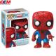 Custom Spiderman kids toys  Super Hero Collection Model Toys Bobble-Head PVC Action Figure Toys For Children Gift