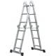 Multifunctional Aluminum Step Ladder Clear Anodized Domestic Aluminium Ladder