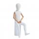 Sitting Posture Child Mannequin Full Body Fiberglass 54CM Waist