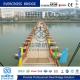 Heavy Loading Capacity Steel Bridge Floating Pontoon Bridge Economic