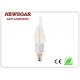 high end no strobe 2W led filament light with built-in IC chip