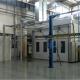 80kg Loading Powder Coating Paint Booth Customization Dimension Multi Functional