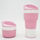 SGS Collapsible Silicone Coffee Cup 400ml For Camping