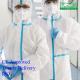 Non Woven Disposable Protective Coverall Lightweight For Hospital / Working