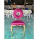 Round Back Dining Chairs Special Design Stackable Function Banquet Chairs